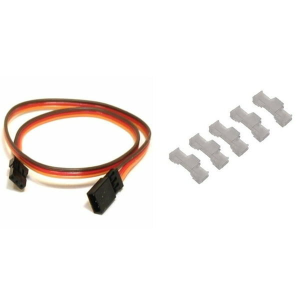 Servo Extension Cable Safety Connector Clips Wire Lead Lock Nylon For RC Models